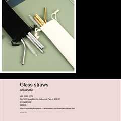 glass straws