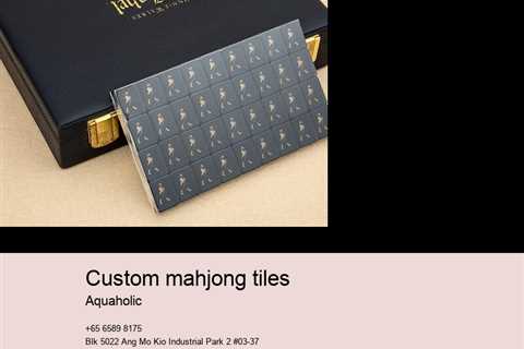 custom mahjong tiles