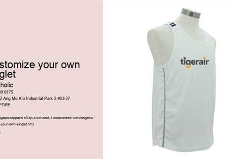 customize your own singlet