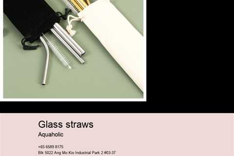 glass straws