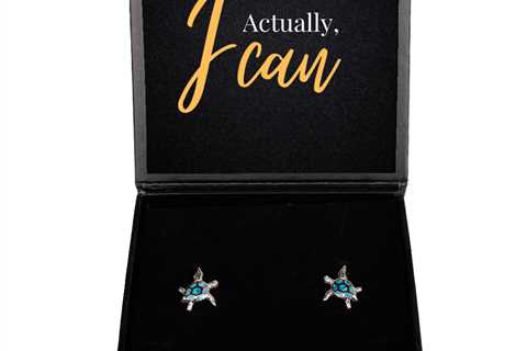 Bejeweled Inspiration for Empowered Women - Earrings,  Opal Turtle Earrings.